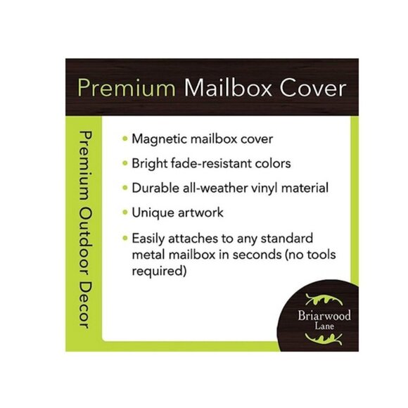 Briarwood Lane Happy Fall Truck Pumpkins Harvest Magnetic Mailbox Cover Standard - Picture 3 of 5